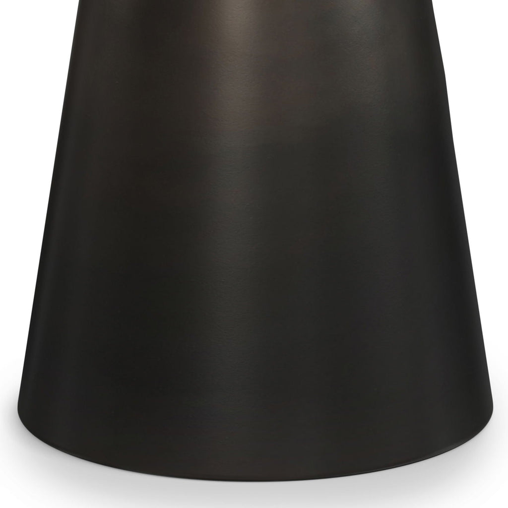 Jaxine - Side Table - Black / Gold