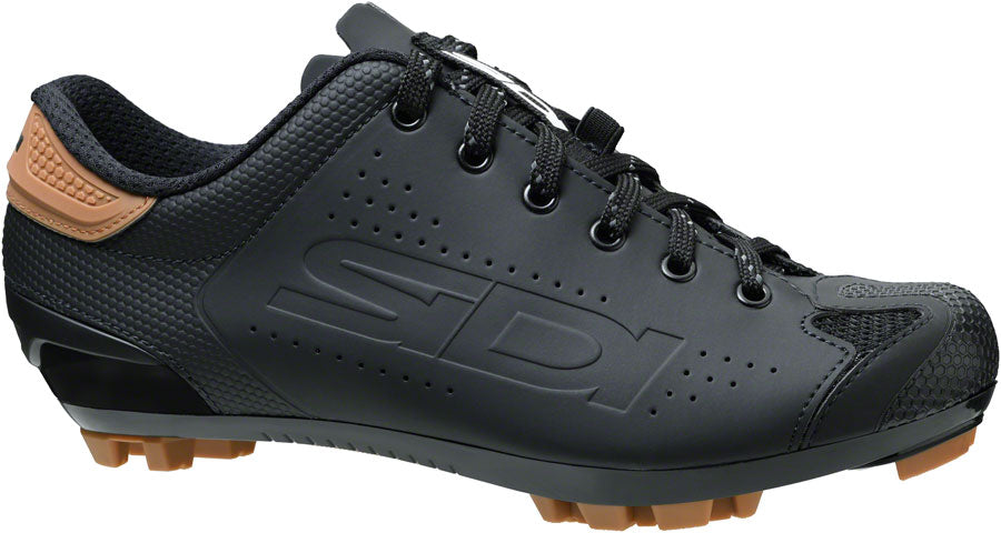 SIDI Dust Shoelace Mountain Clipless Shoes - Men's Black 44.5