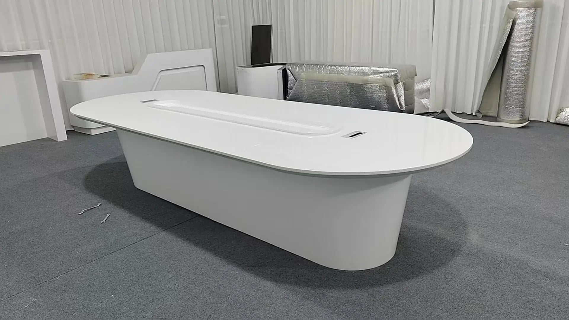 Amica · White Conference Room Table