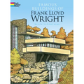 Famous Buildings of Frank Lloyd Wright Coloring Book - Paperback