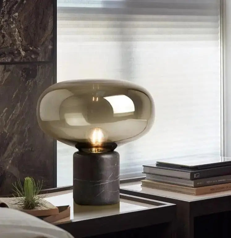 Amber Nordic Table Lamp