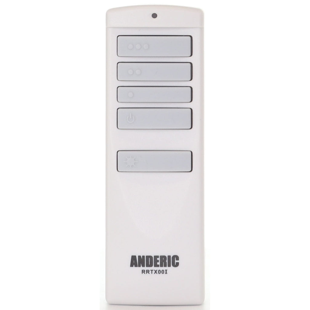Substitute for Hampton Bay TR258A 3-Speed AC Ceiling Fan Remote Control | KUJCE10512 / KUJCE10716 / A25-TX00I - TR258A [RRTX00I]