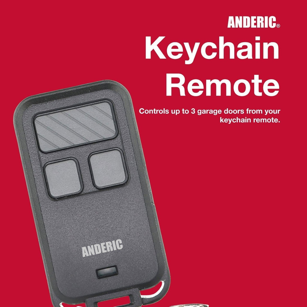 Substitute for Chamberlain 956EVC-P2 3-Button Keychain For all Chamberlain with Learn key Garage Door Opener Remote Control [890MAX]