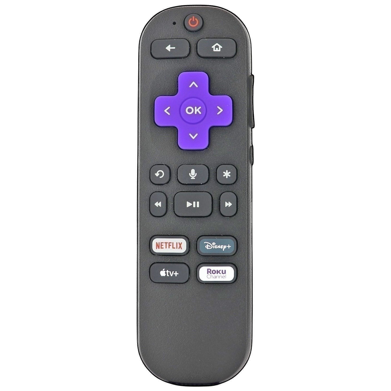Substitute for Roku RC-EL2 RF with Headphone Streaming Remote Control [RCGZ1, NO HEADPHONE JACK]