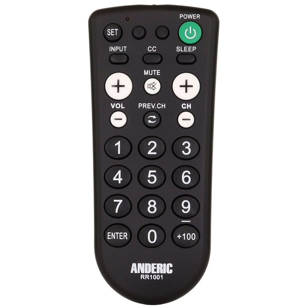 Substitute for Philips/Zenith ZN110 1-Device TV Universal Remote Control [RR1001]