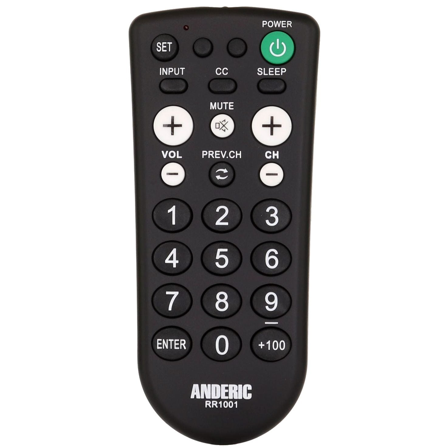Substitute for Philips/Zenith ZN110 1-Device TV Universal Remote Control [RR1001]