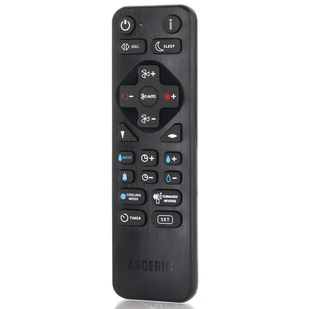 Anderic RRDYS01 Universal Remote Control for Dyson Hot, Cool, Heater, Humidifier Fan | Works AM, BP, DP, HP, PH, TP Models
