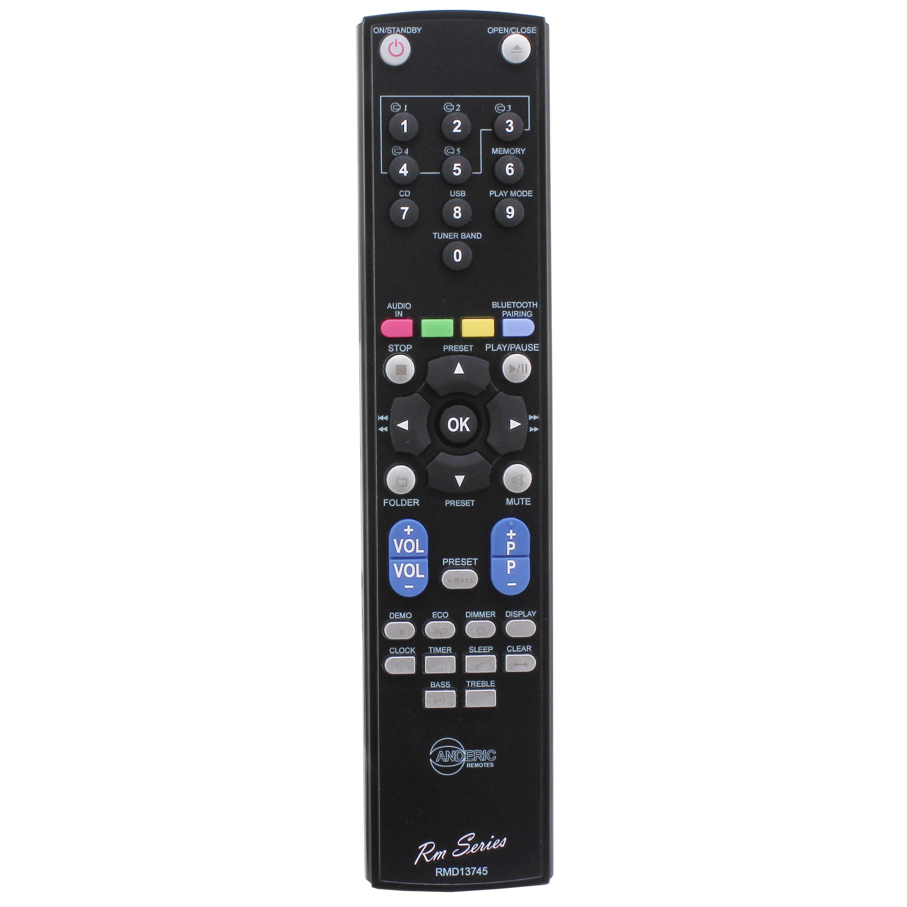 Sharp RRMCGA409AWSA Micro Component System Audio Remote Control | IR - RRMCGA409AWSA