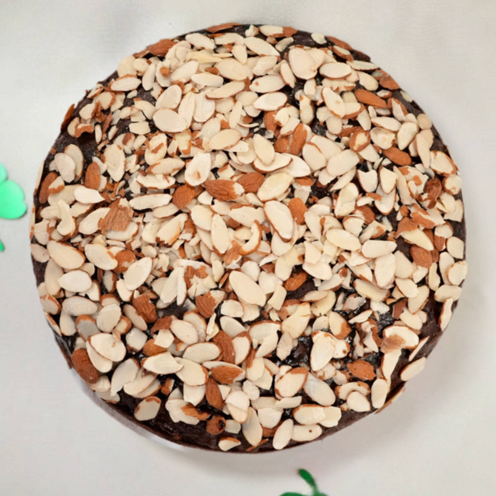 Andy Anand Sugar-Free Chocolate Almond Cake, 9-Inch, 2.5 lb – Stevia Sweetened, Handcrafted, Diabetic-Friendly Birthday & Celebration Gift