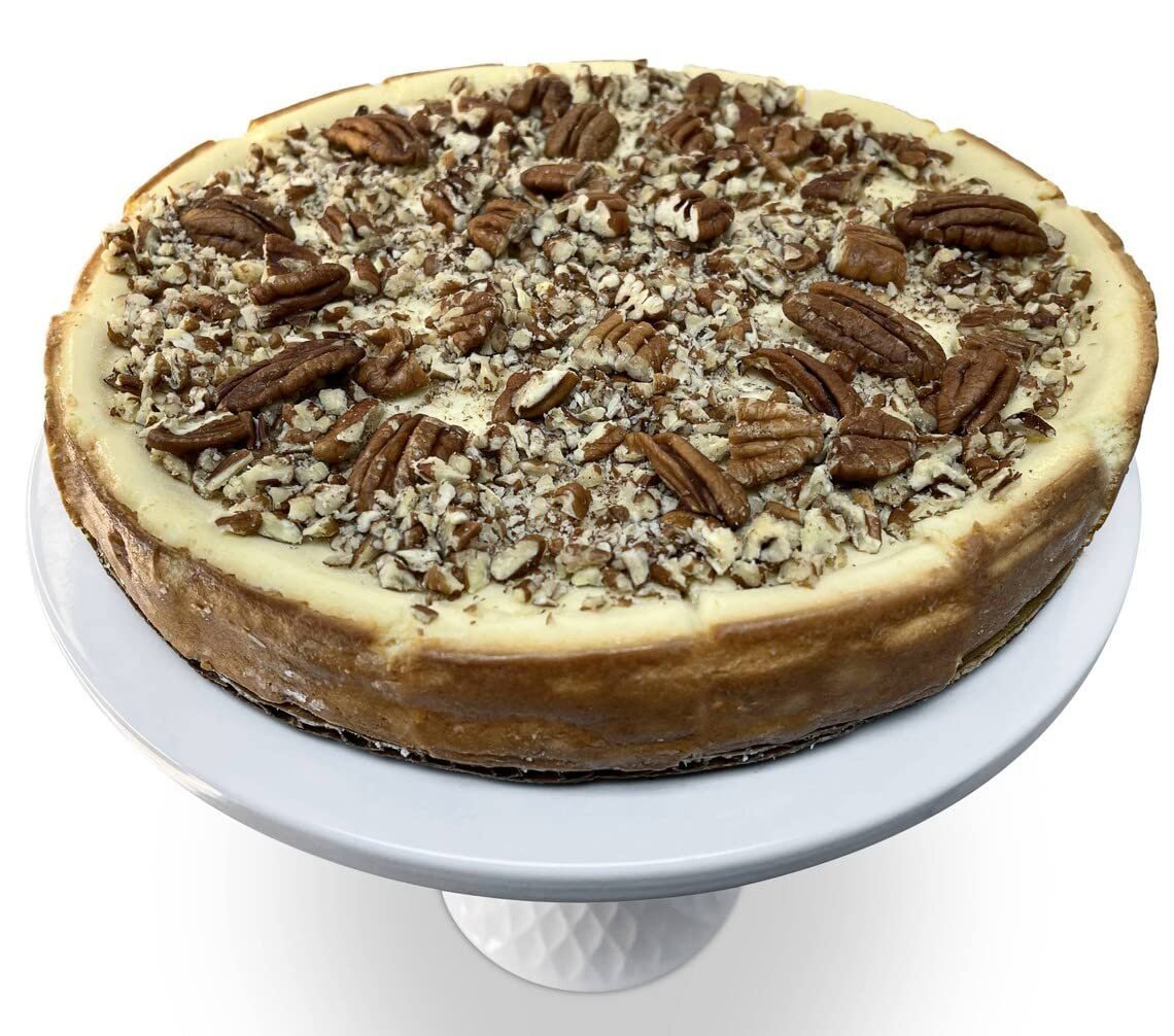 Andy Anand Gluten-Free Dairy-Free Caramel Walnut Cake, 9-Inch – Vegan-Hand-Baked, Real Walnuts & Caramel Drizzle, No Preservatives, Birthday Gift