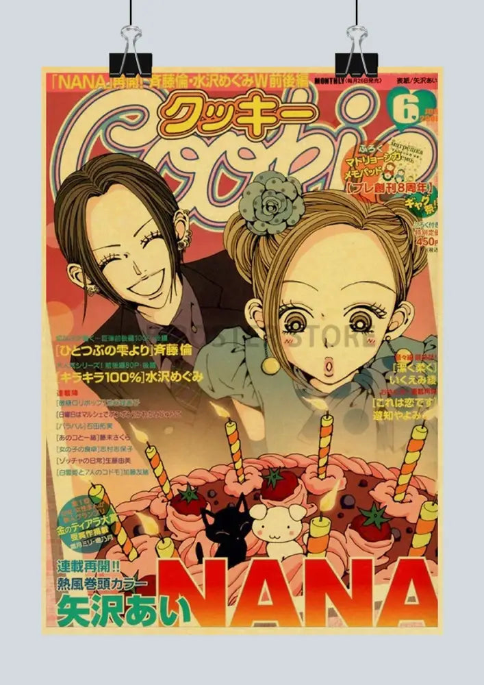 Anime NANA Retro Poster Set