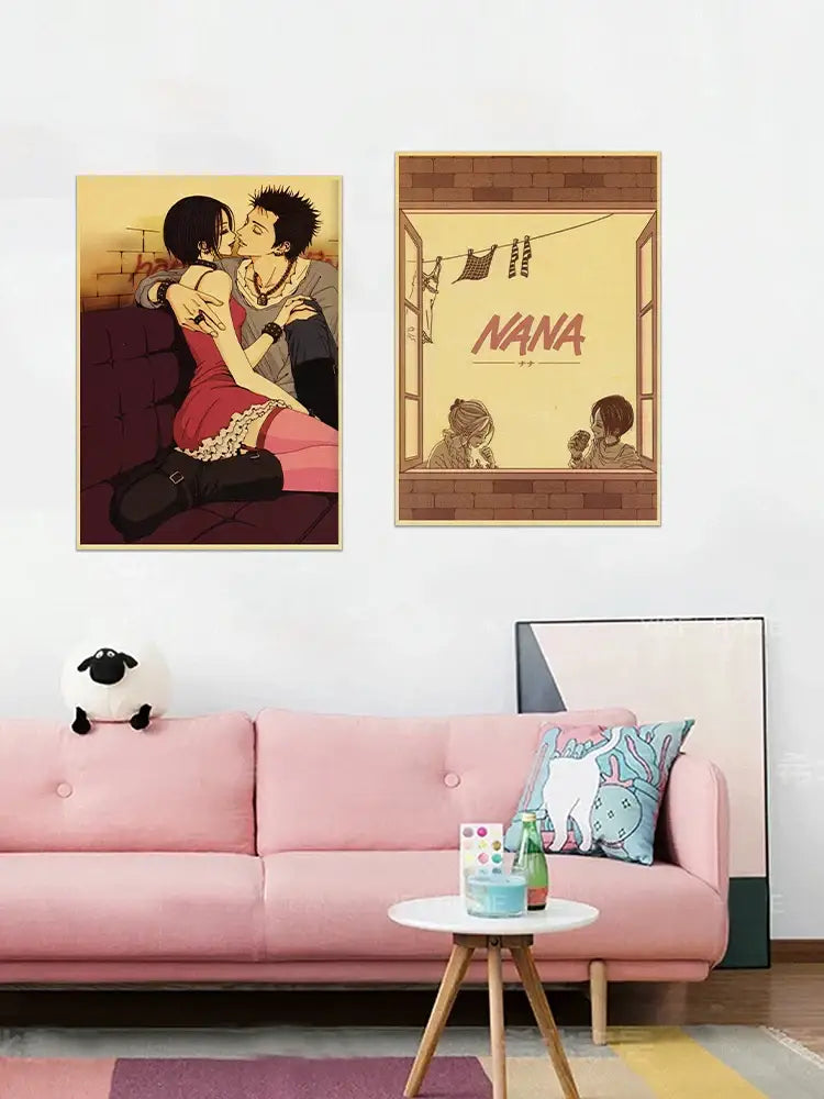 Anime Posters Retro Style Decor