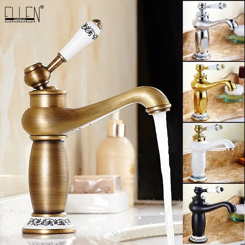 Antique Bronze Bathroom Faucet Mixer