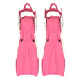 Scuba Choice Palantic Open Heel Rubber Dive Fins with Bag, Pink