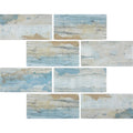 Aquatica Bay Premium Glass Stone Mosaic Tile Bark 11.5x11.5 Inch Grade 1 Performance