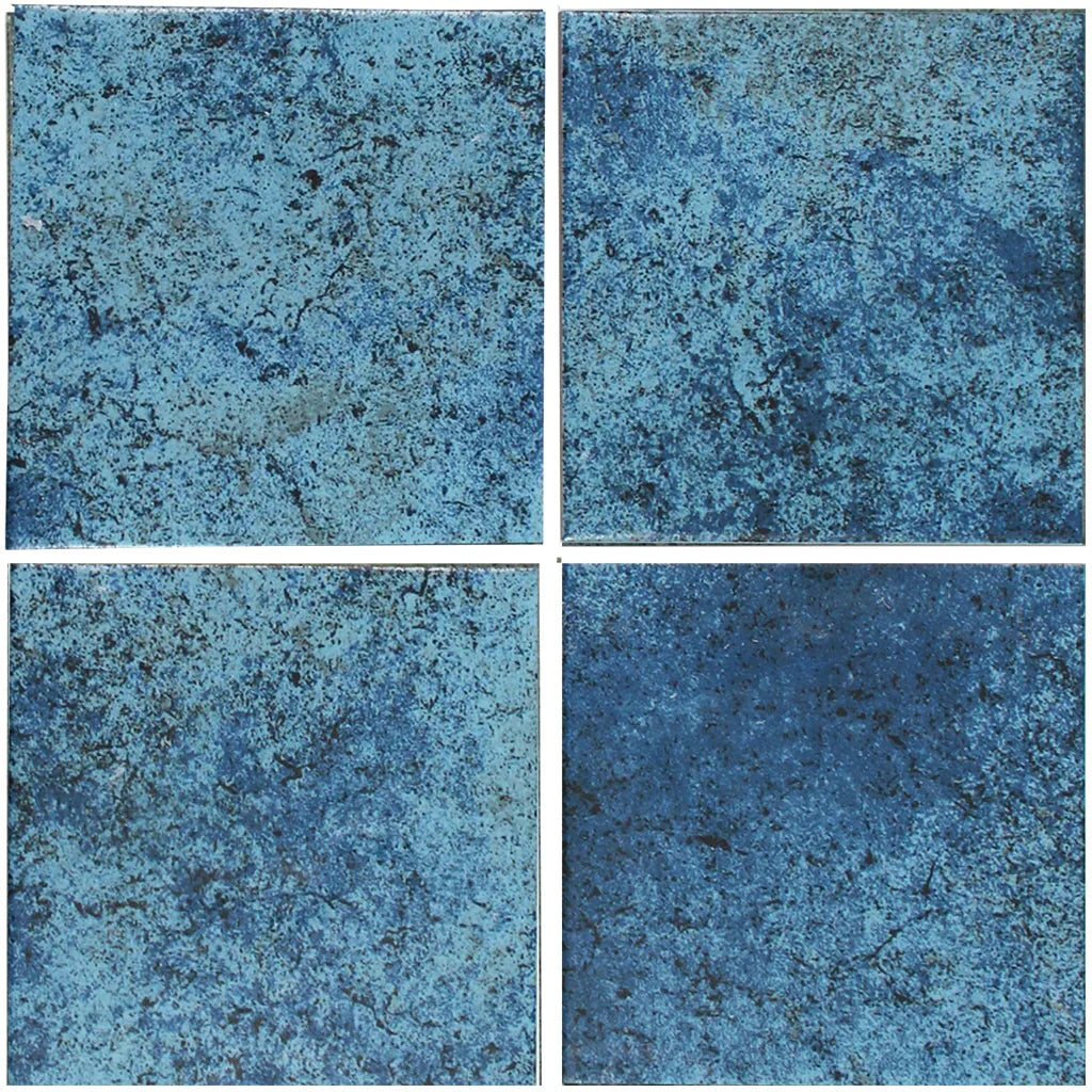 Aquatica Blue Porcelain Mosaic Pool Tile 6x6 - Baltic II Collection