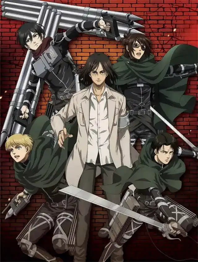Attack on titan final season bedroom wall art poster
