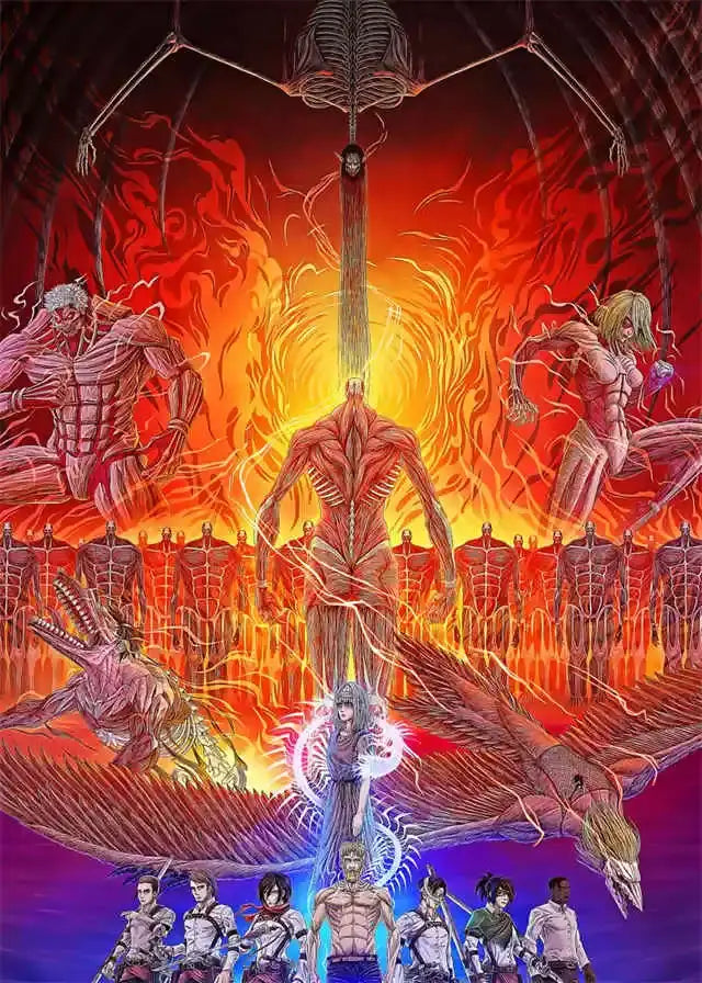 Attack on Titan Poster Home Decor
