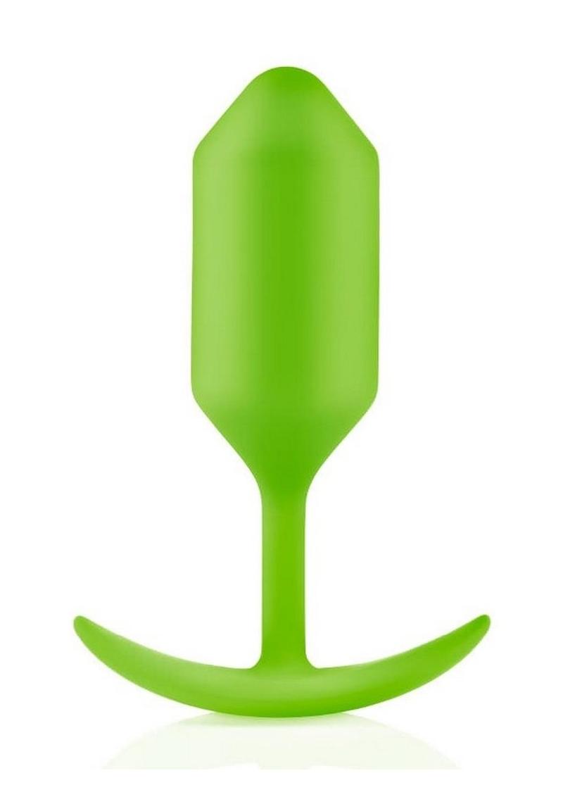 b Vibe Snug Plug 3 Weighted Silicone Anal Plug