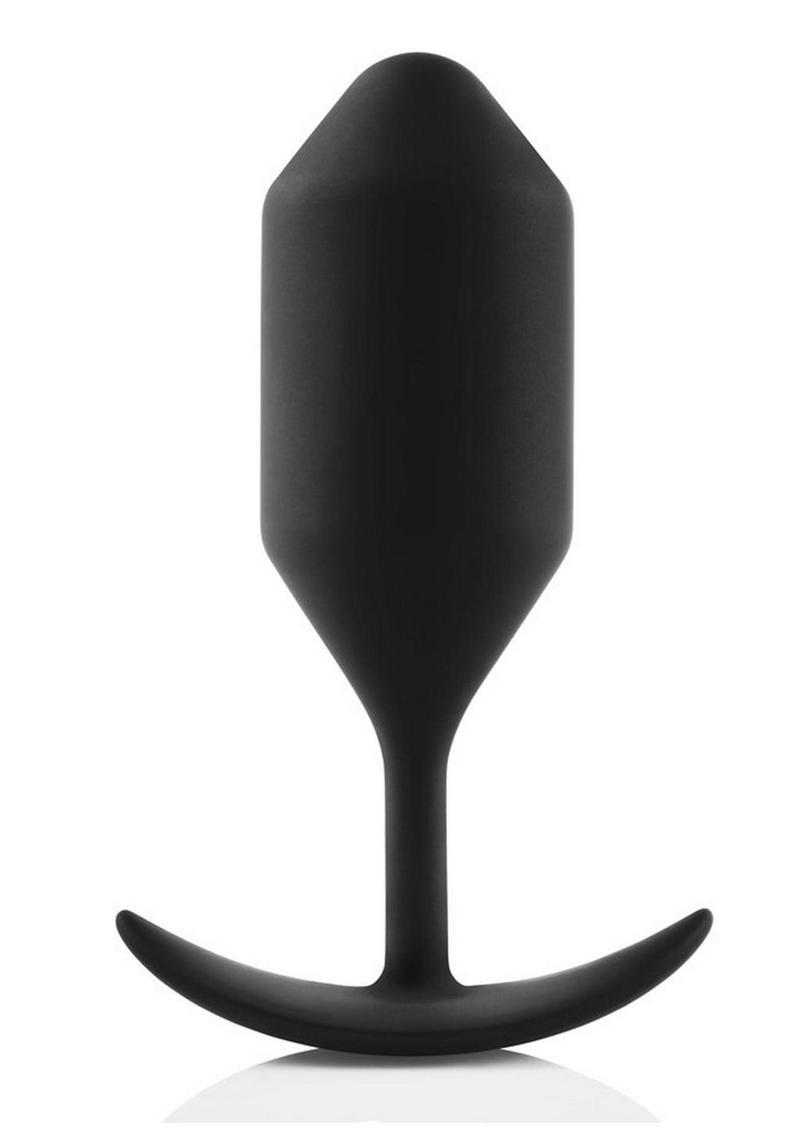 b Vibe Snug Plug 4 Weighted Silicone Anal Plug
