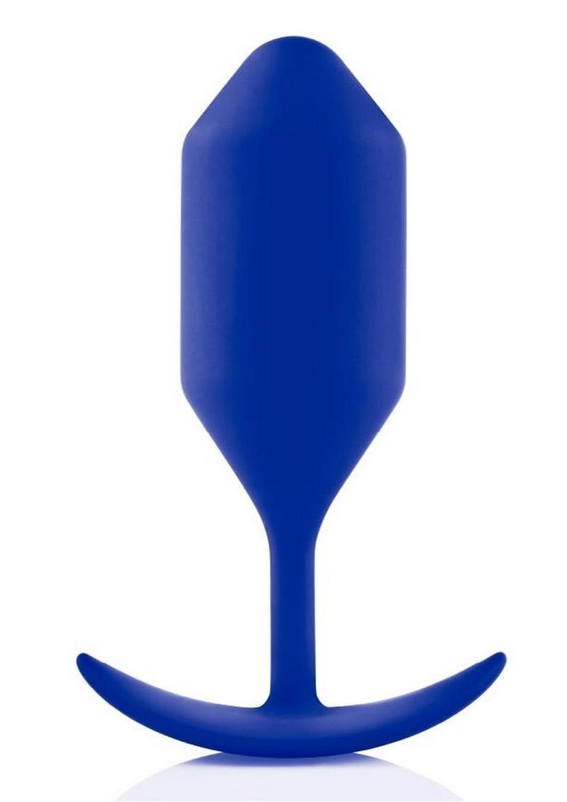 b Vibe Snug Plug 4 Weighted Silicone Anal Plug