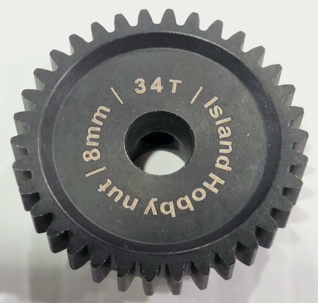IRonManRc 34T 8MM Mod1 Pinion Gear HARDENED STEEL