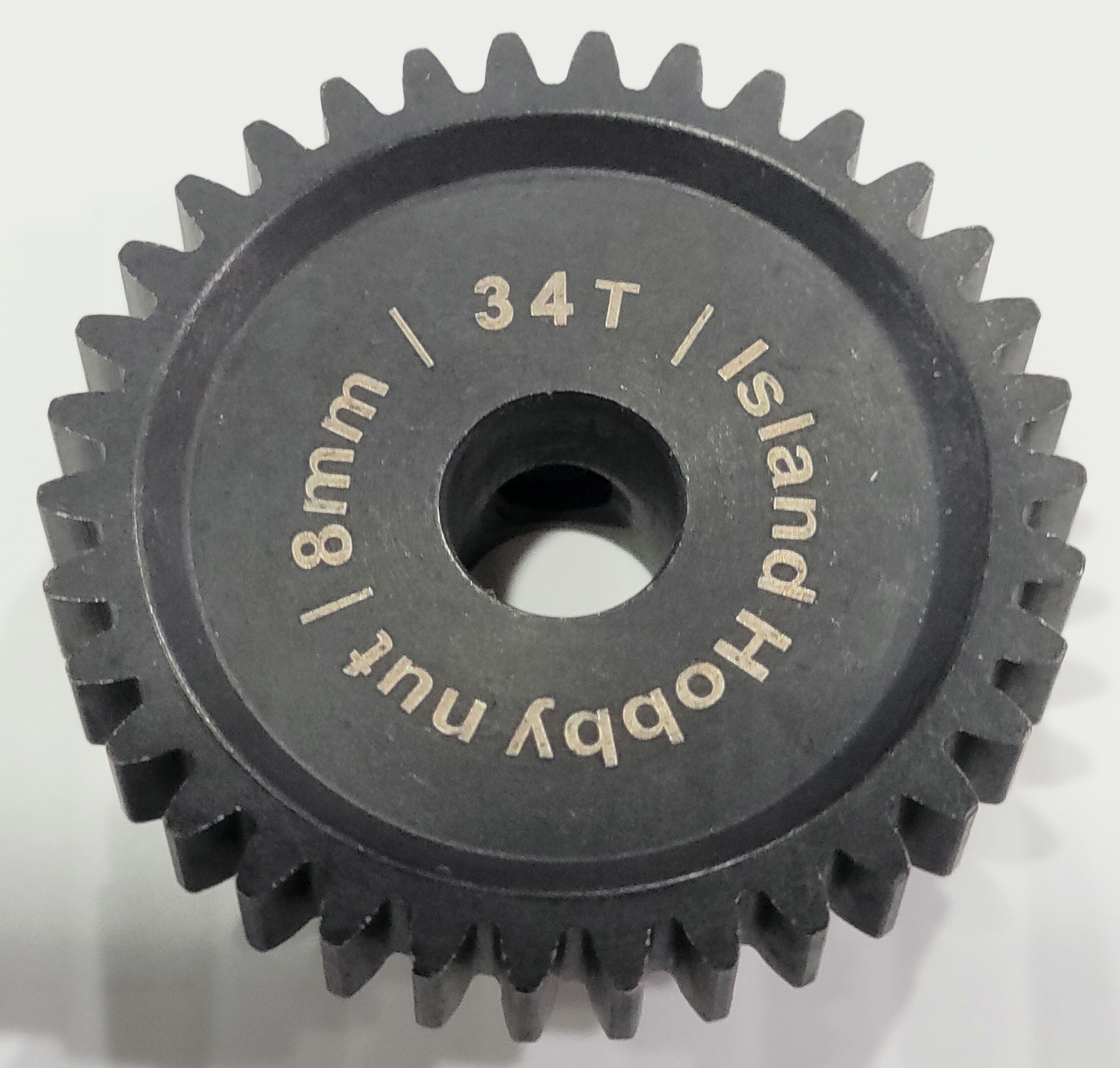 IRonManRc 34T 8MM Mod1 Pinion Gear HARDENED STEEL