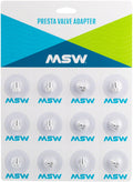 MSW Presta Valve Adapter - Card of 12