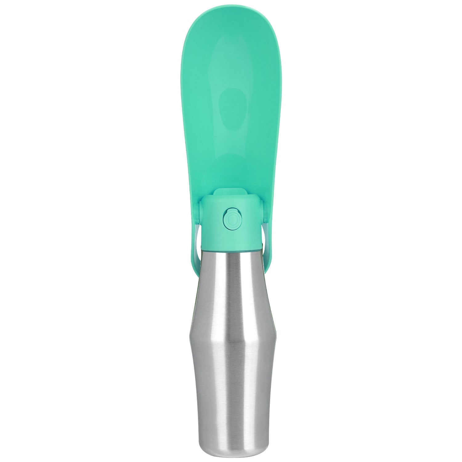 25OZ Portable Dog Water Bottle Foldable Stainless Steel Water Dispenser Leak-Proof Design for Dog Walking Traveling Hiking Outdoor Activities