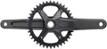 microSHIFT Sword 1x Crankset - 165mm 10-Speed 40t 110 Asym BCD  24mm Spindle BLK