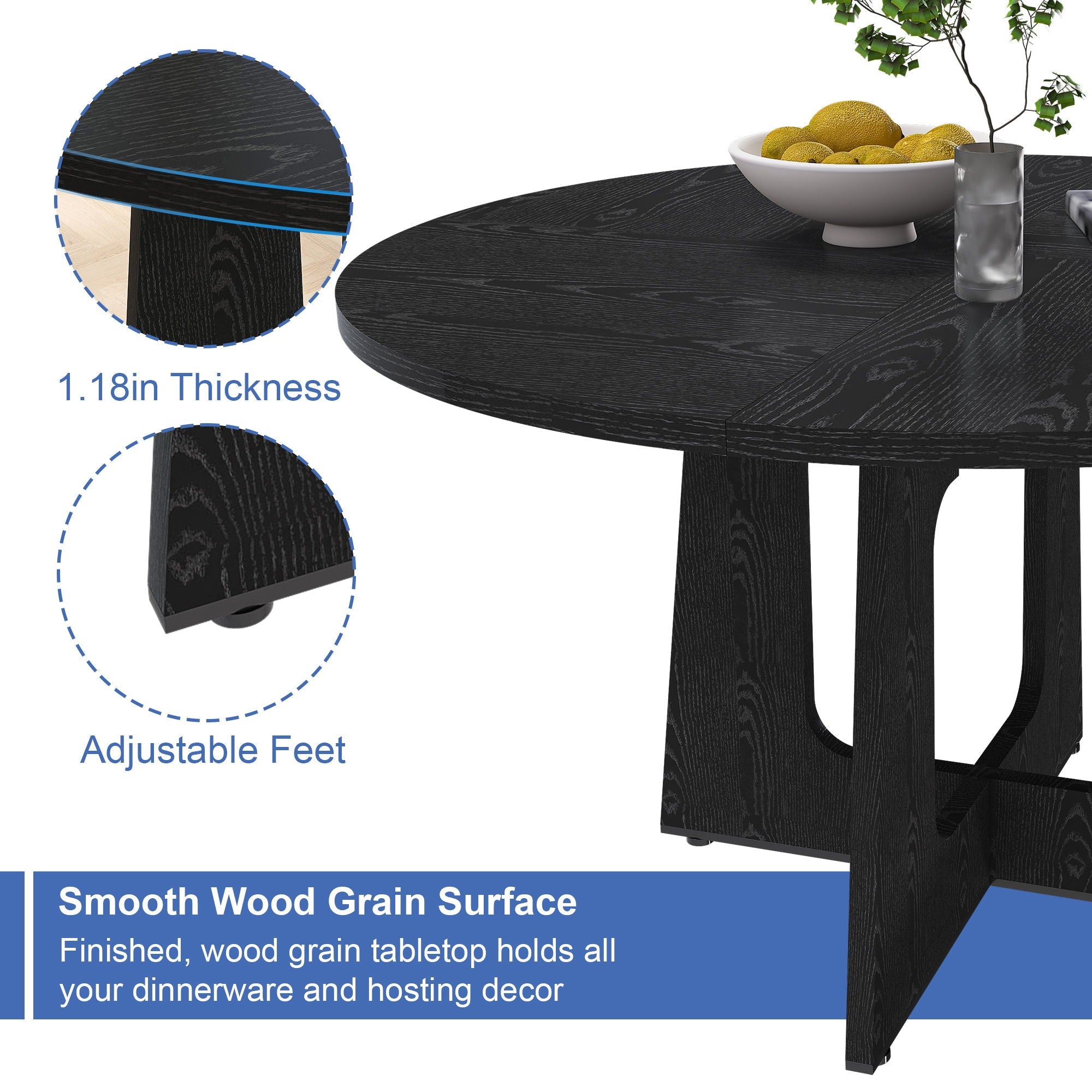 Round Dining Table For 4
