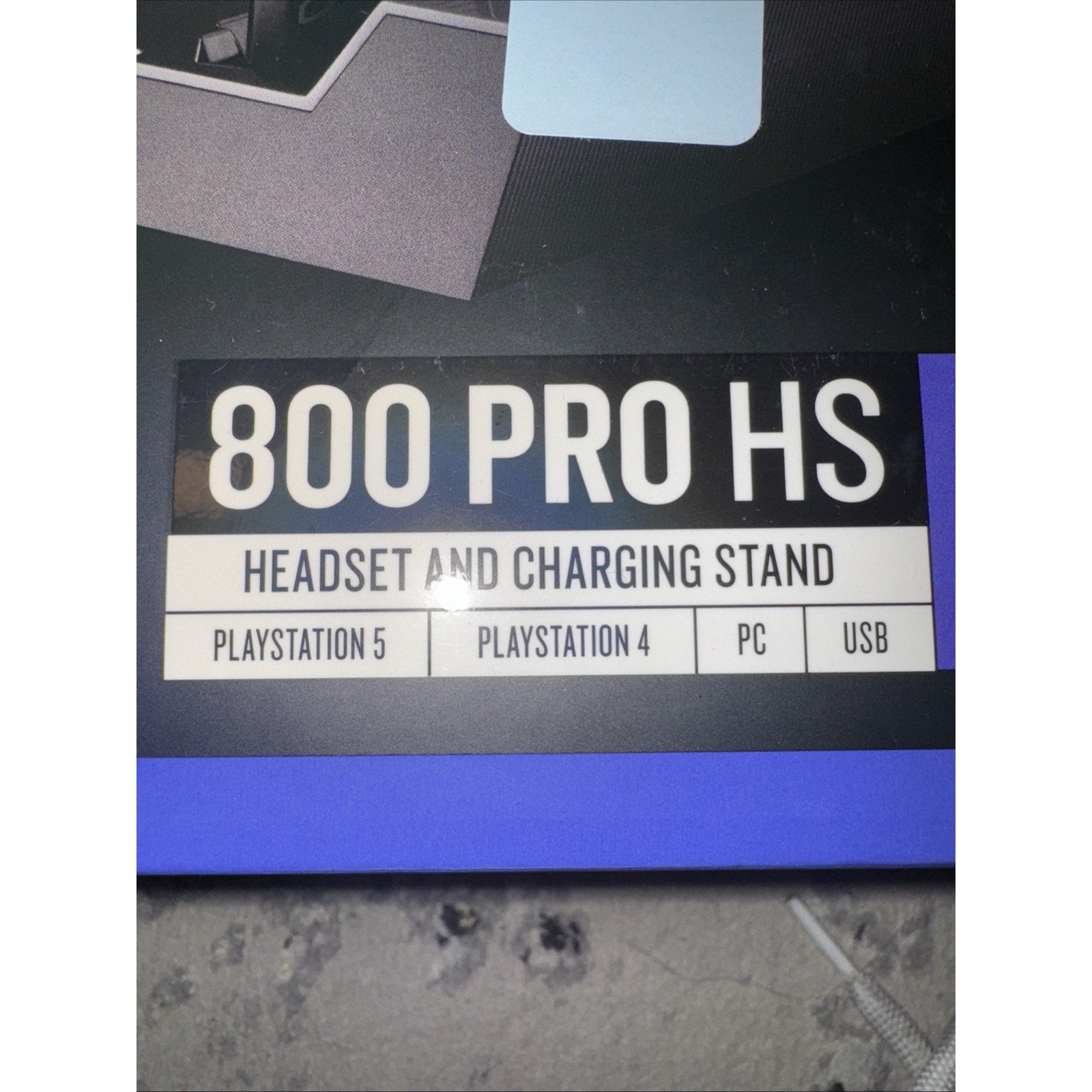 RIG 800 Pro HS Wireless Gaming Headset & Charging Stand (black) PS5 PS4 PC USB