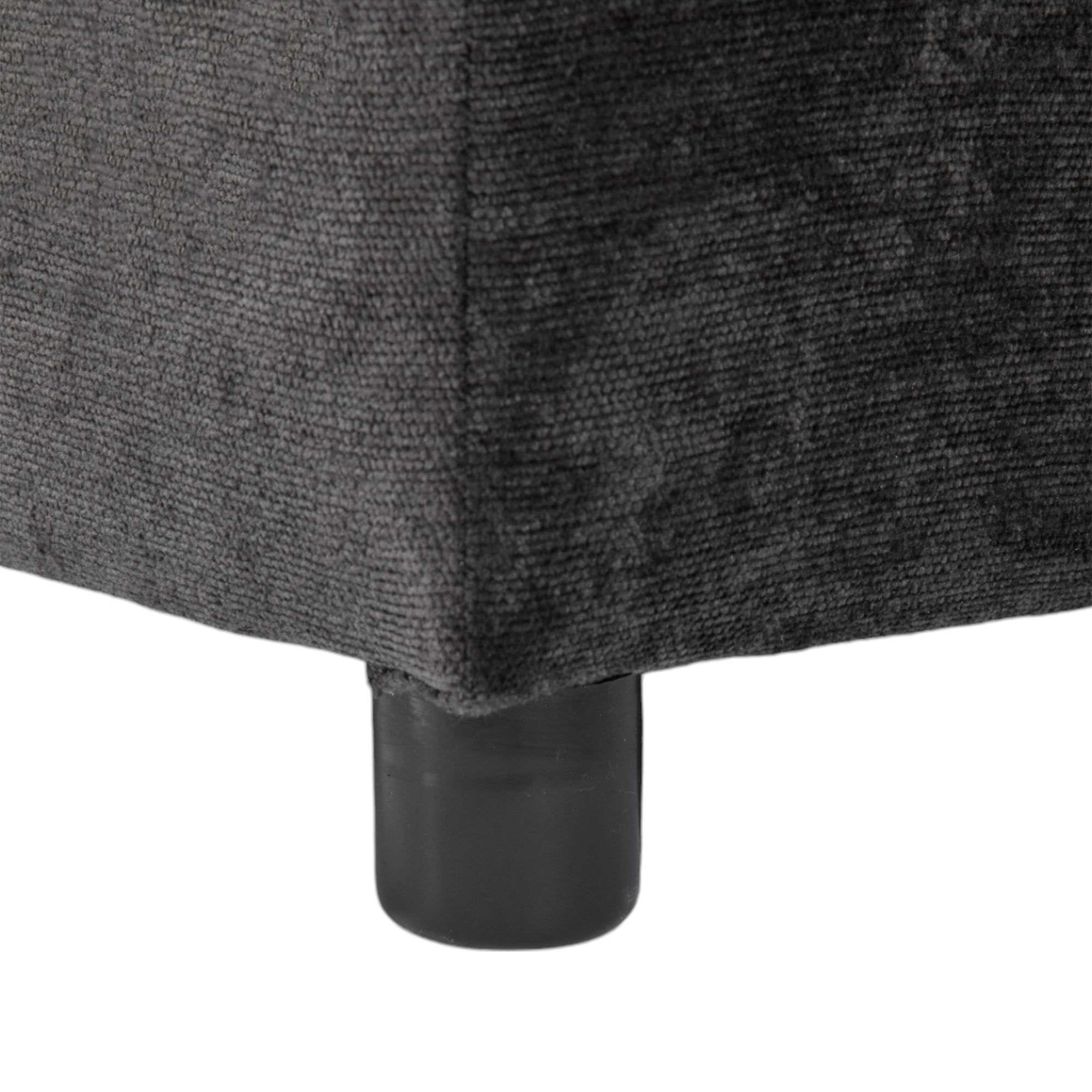 Sectional Sofa U-Shape Modular Chenille Black 5-Seat USB Ports 86.6x61.4 In