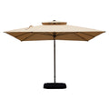 Patio Umbrella Cantilever Tilt Aluminum Beige 9 Ft 360 Rotation