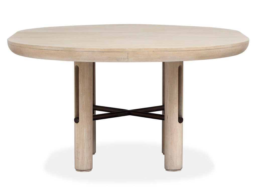 Sunset Cove - Extendable Round Dining Table - Sanibel Brown