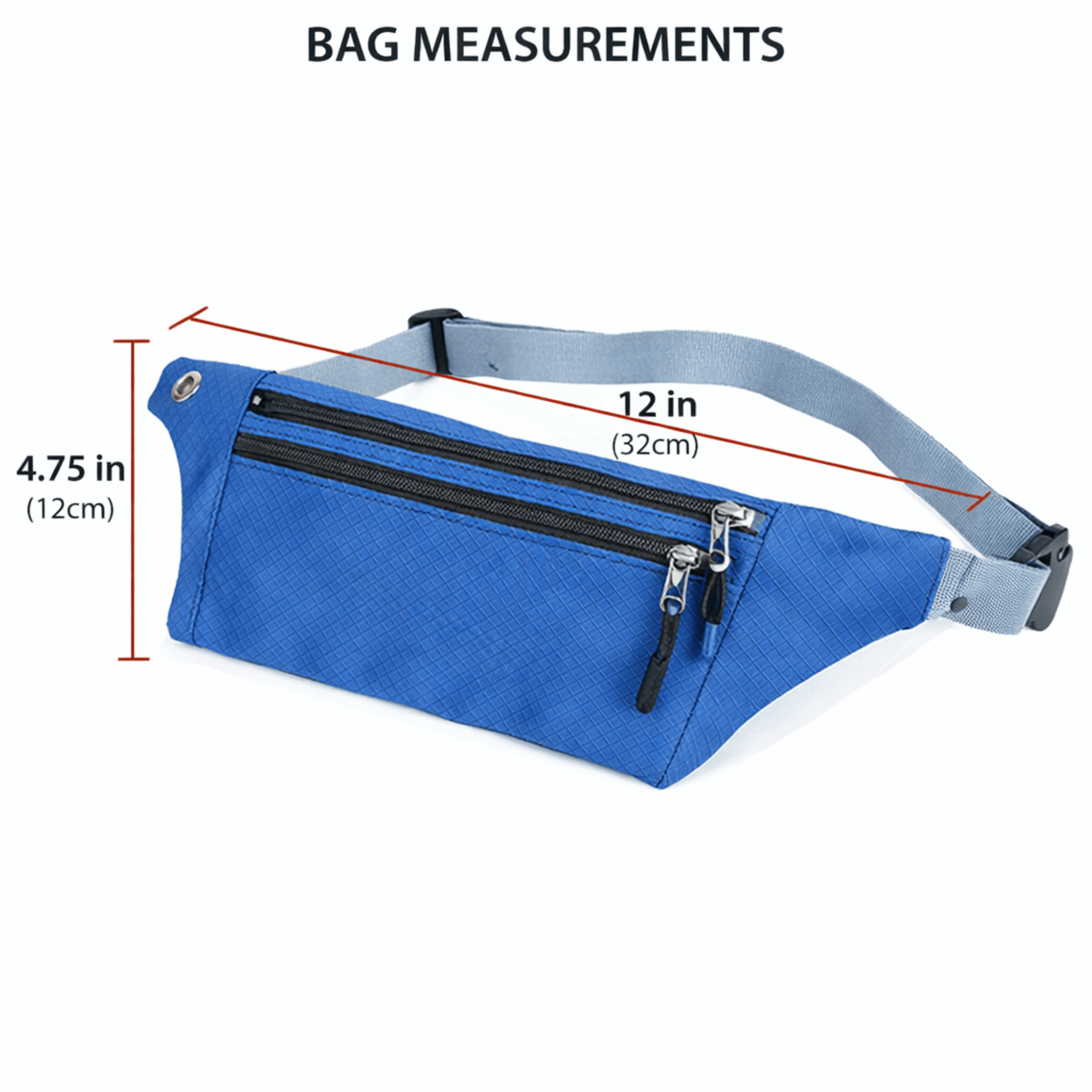 XGear Fitness Waterproof Fanny Pack for Running and Travel