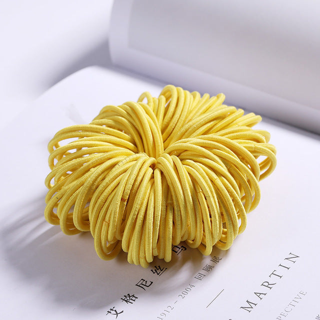 Nylon Does Not Hurt Hair Color Children's Rubber Band