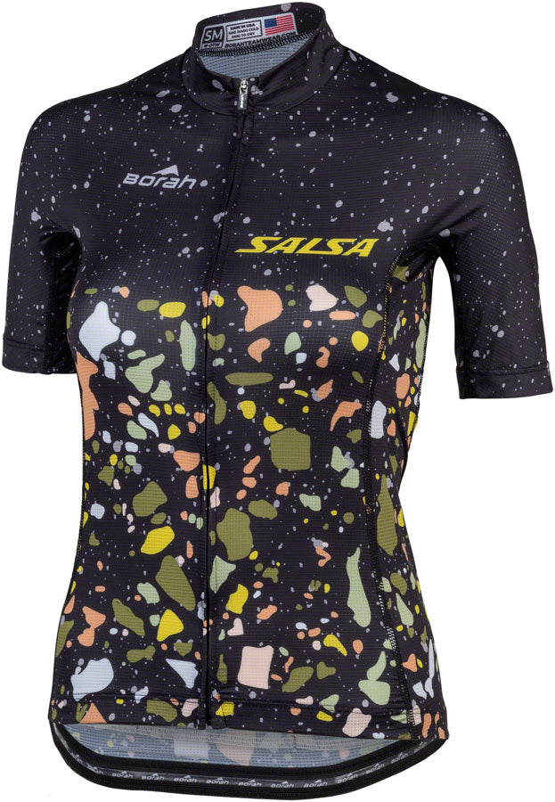 Salsa Women's Terrazzo Aero Jersey - Large Black