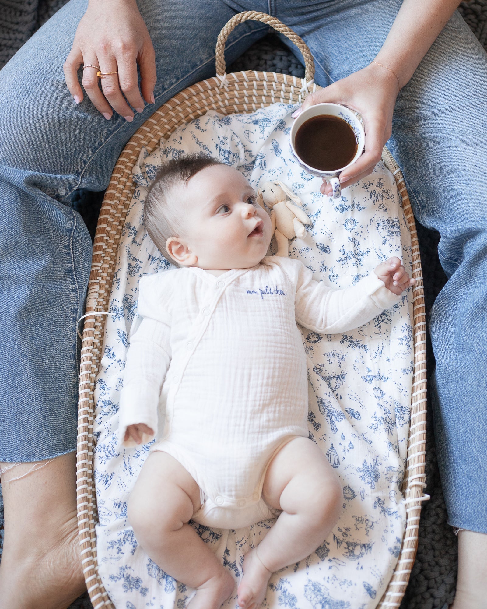 the popple bodysuit {cottontail muslin} (FRENCH WINK)