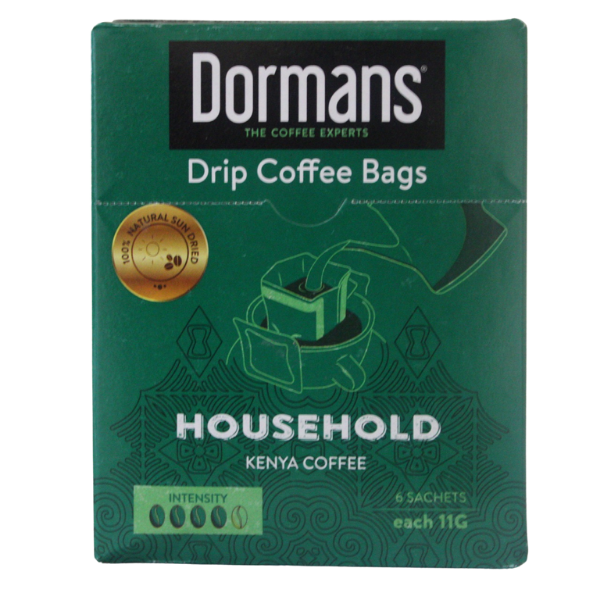 Dormans household kenya coffee drip bags medium roast coffee