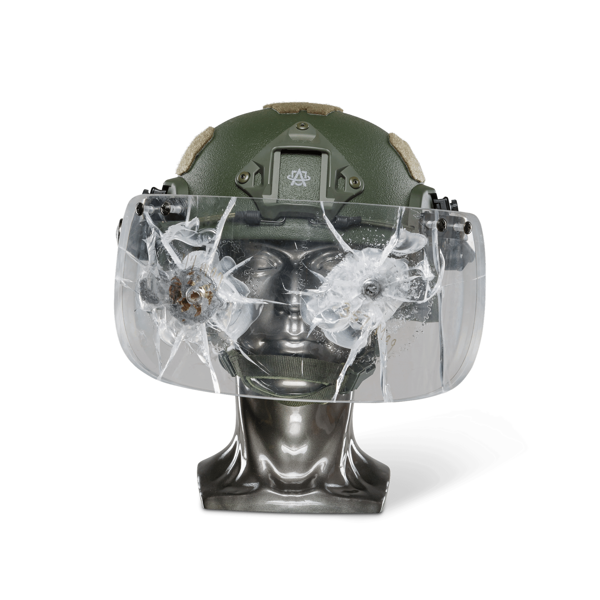 Ballistic Helmet with Face Shield | NIJ Level IIIA+