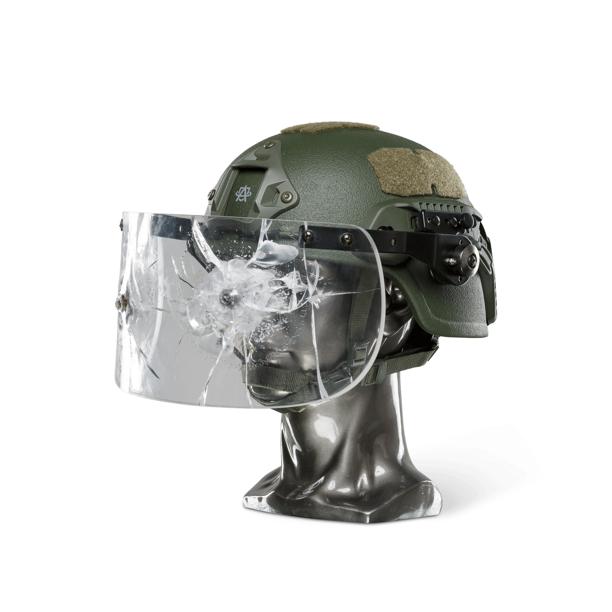 Ballistic Helmet with Face Shield | NIJ Level IIIA+