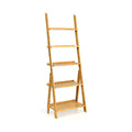 5-Tier Bamboo Ladder Shelf for Home Use