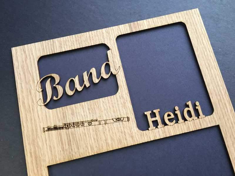 Band Picture Frame - 8x10 Frame Hold 5x7 Photo
