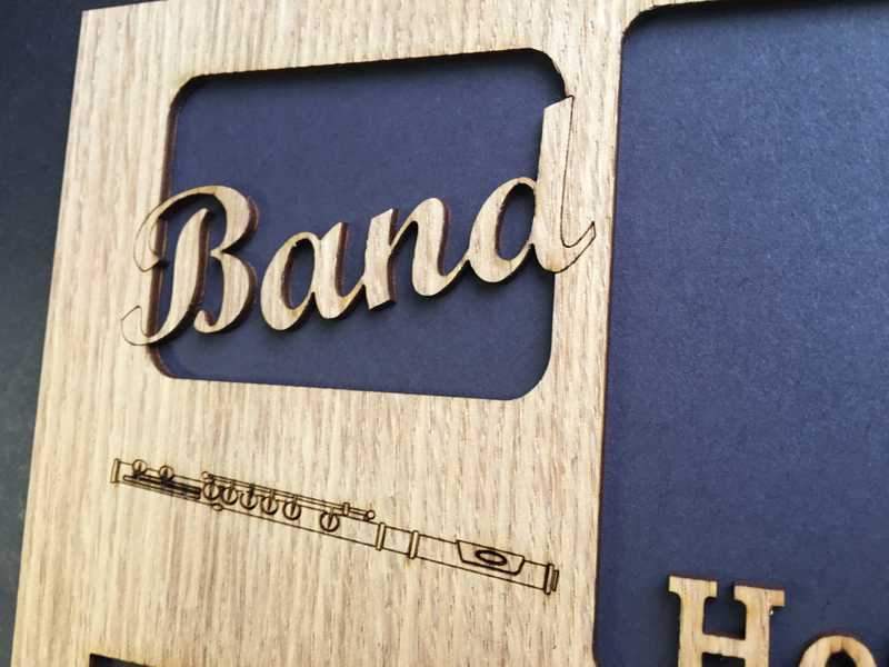 Band Picture Frame - 8x10 Frame Hold 5x7 Photo