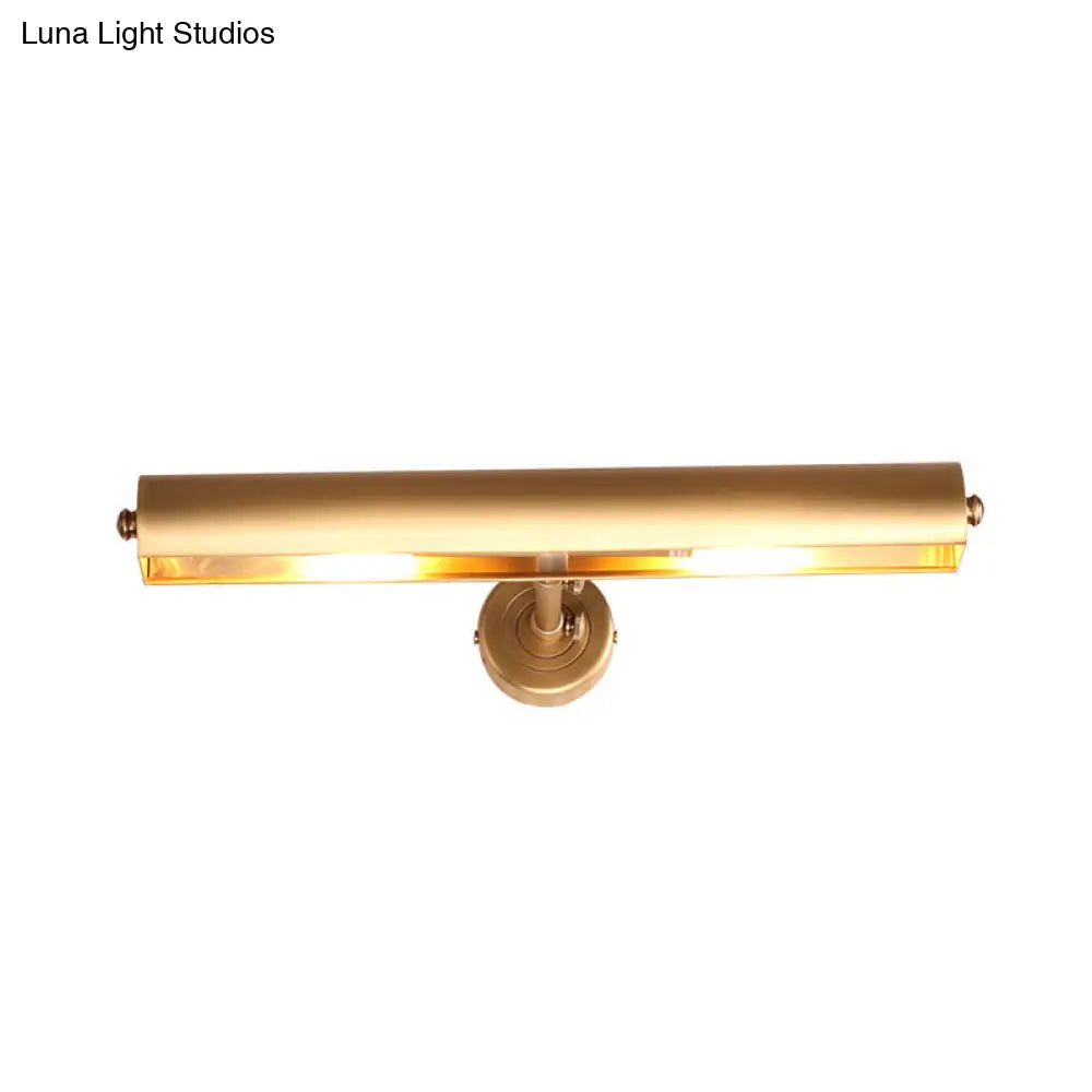 DecorBites™ Bathroom Vanity Wall Mount Sconce in Brass with 2 Lights