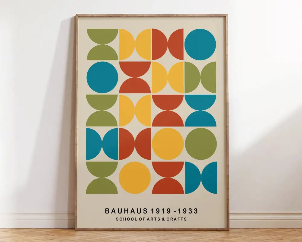 Bauhaus Geometric Canvas Prints Decor