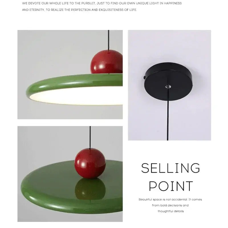 DecorBites™ Bauhaus Saucer Chandelier: Creative Dining Room & Bar Decor