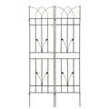 Metal Garden Trellis Rustproof For Climbing Plants Outdoor Flower Support