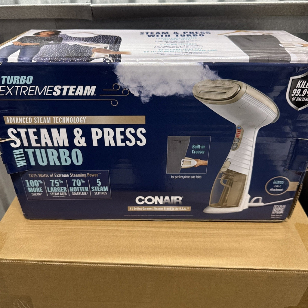 Conair Turbo ExtremeSteam Handheld Fabric Steamer - White